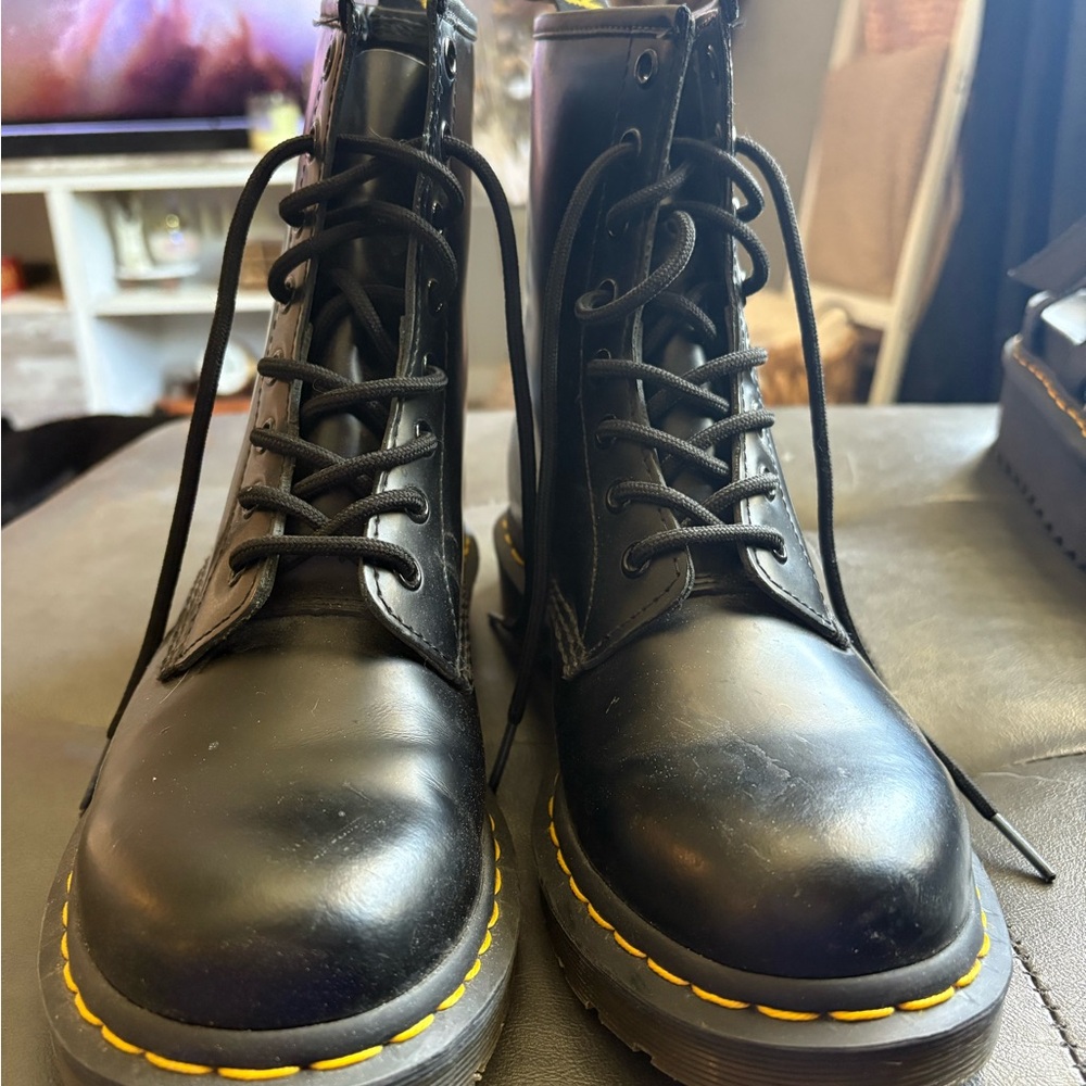 Dr. Martens Black Combat Boots